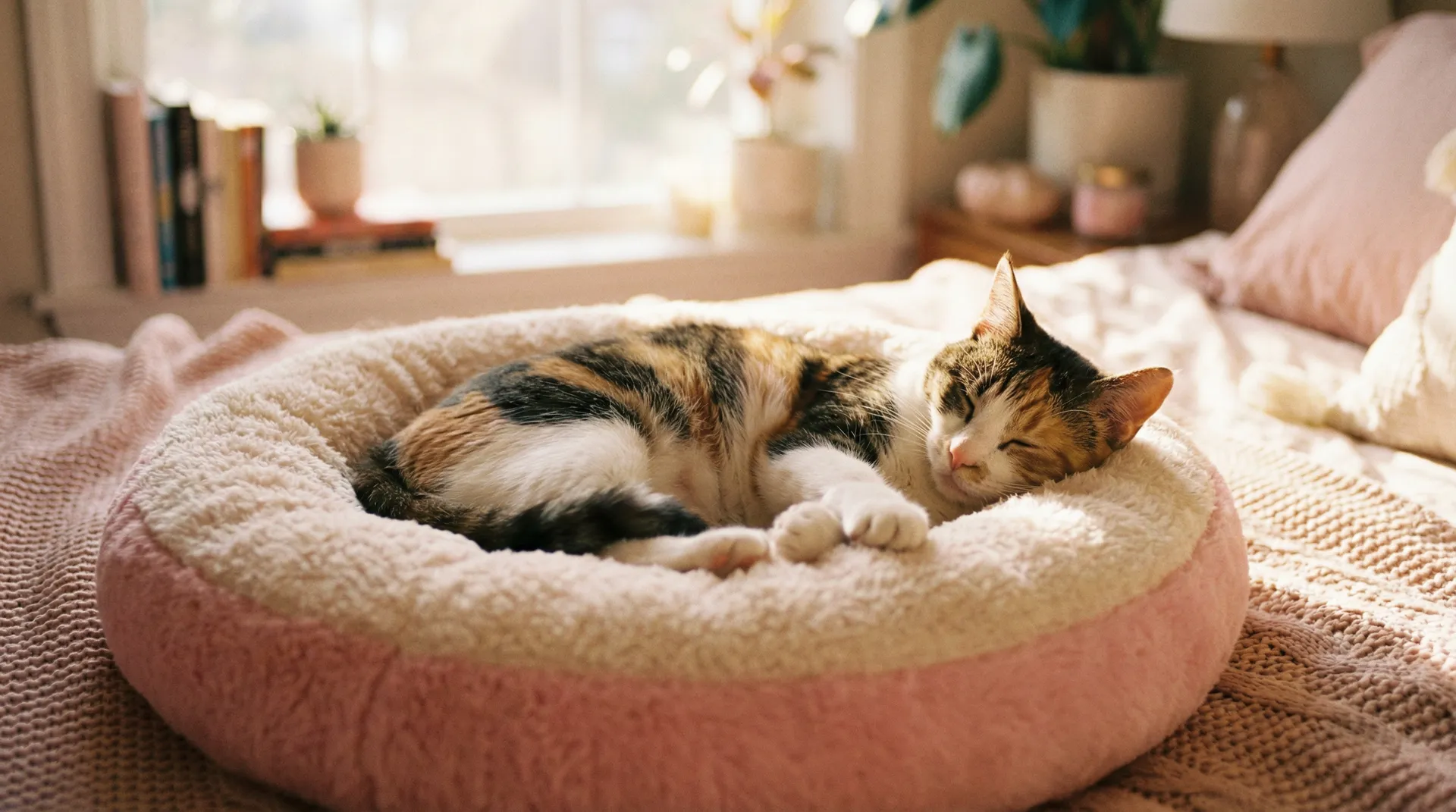 三花猫安静入睡 - 车文超细过程